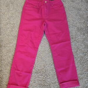 Chico's Hot Pink Straight Leg Jeans
